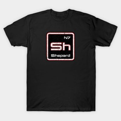 Element Of Shep Grunge T-Shirt Official Mass Effect Merch