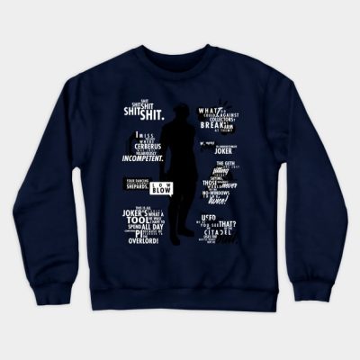 Mass Effect Joker Quotes Crewneck Sweatshirt Official Mass Effect Merch