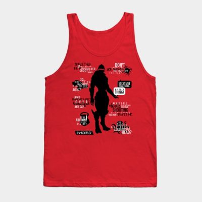 Mass Effect Vetra Quotes Tank Top Official Mass Effect Merch