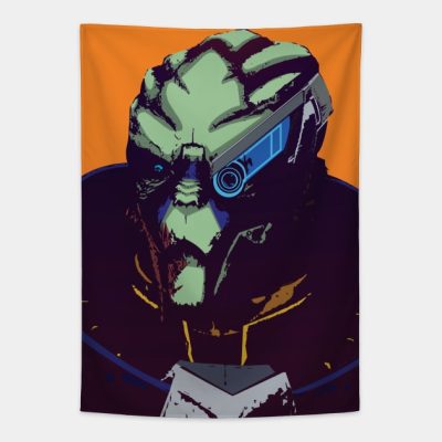 Portrait Garrus Vakarian Tapestry Official Mass Effect Merch