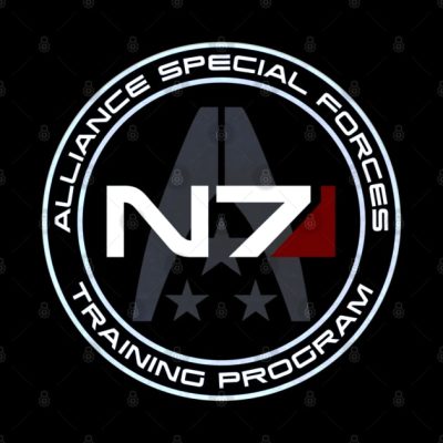 Mass Effect N7 Logo Tapestry Official Mass Effect Merch