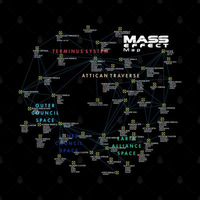 Mass Effect Map Tapestry Official Mass Effect Merch