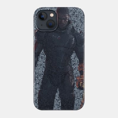 Words Of The Shepard Redux Phone Case Official Mass Effect Merch