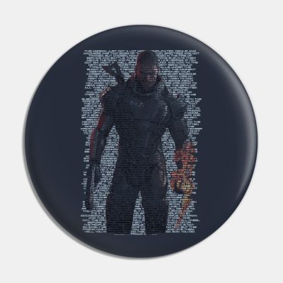 Words Of The Shepard Redux Pin Official Mass Effect Merch