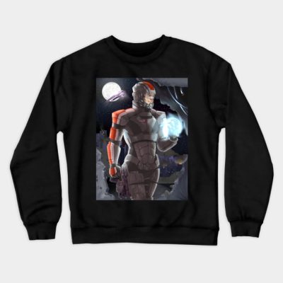 Commander Shepard In The City Crewneck Sweatshirt Official Mass Effect Merch