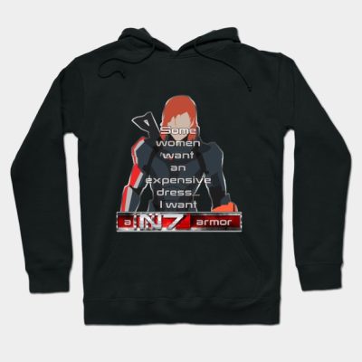 I Want A N7 Armor Femshep Hoodie Official Mass Effect Merch