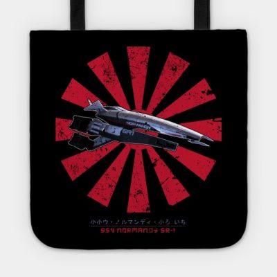 Ssv Normandy Sr 1 Retro Japanese Mass Effect Tote Official Mass Effect Merch