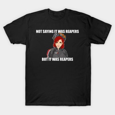 Reapers Femshep Mass Effect Female Commander Shepa T-Shirt Official Mass Effect Merch