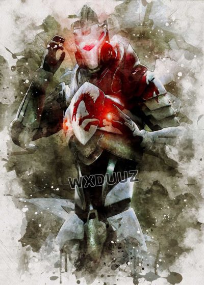 Mass Effect 3 Hot Shooting Action Game Wall decor poster Home Room Decoration Living Retro Watercolor 3 - Mass Effect Store