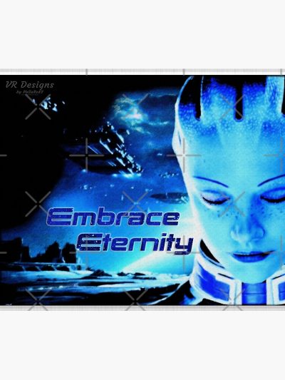 Liara T'Soni Embrace Eternity Digital Painting Tapestry Official Mass Effect Merch