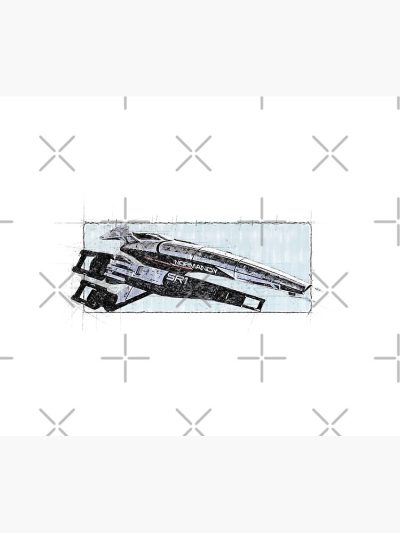 Sr-1 Normandy - Digitally Sketched And Water Colored Tapestry Official Mass Effect Merch