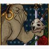 Mass Effect Elcor Hamlet Tapestry Official Mass Effect Merch