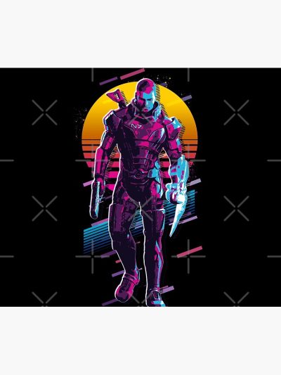 Commander Shepard - Mass Effect *80S Retro* Tapestry Official Mass Effect Merch