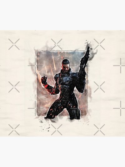 Commander Shepard - Battle Ready Tapestry Official Mass Effect Merch