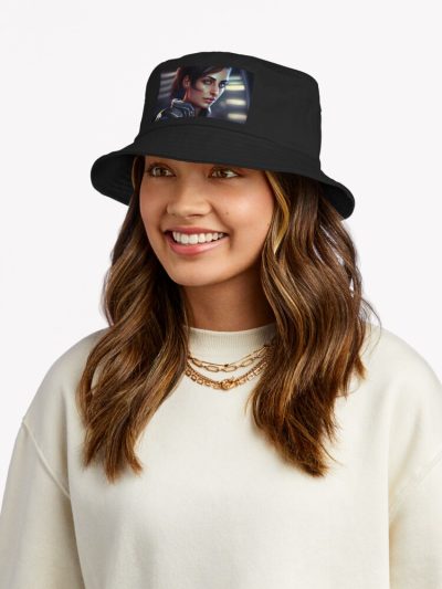 Mass Effect Female Fan Art Bucket Hat Official Mass Effect Merch