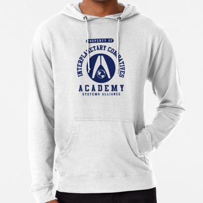 Interplanetary Combatives Academy | Mass Effect | Navy Hoodie Official Mass Effect Merch