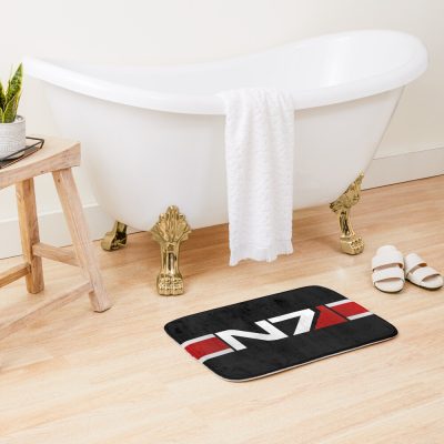 Mass Effect Horizontal N7 Bath Mat Official Mass Effect Merch