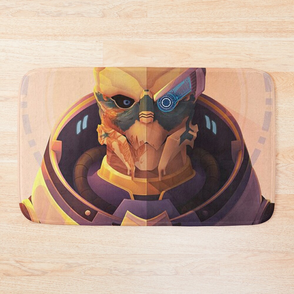 Mass Effect Garrus Poster Bath Mat