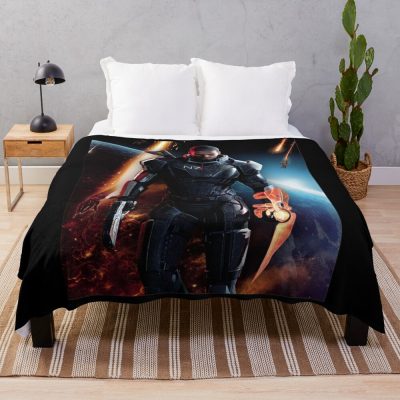 Mass Effect Throw Blanket Official Mass Effect Merch