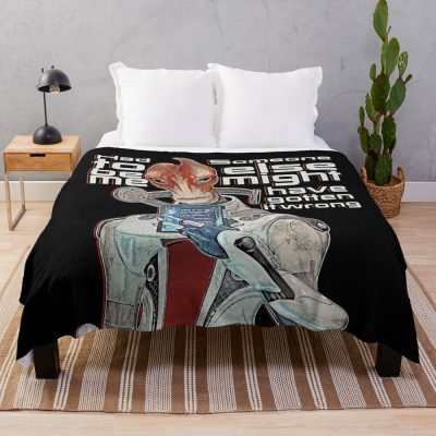 Mordin - Had To Be Me - Cartoon Throw Blanket Official Mass Effect Merch