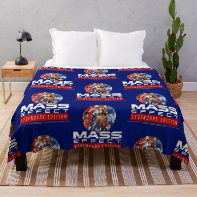 Mass Effect Legendary Edition Throw Blanket Official Mass Effect Merch