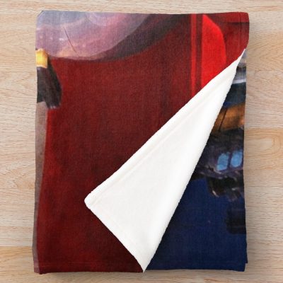 Mass Effect 3: Edi Digital Shiny Painting Throw Blanket Official Mass Effect Merch