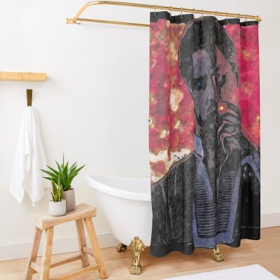 The Illusive Man Shower Curtain Official Mass Effect Merch