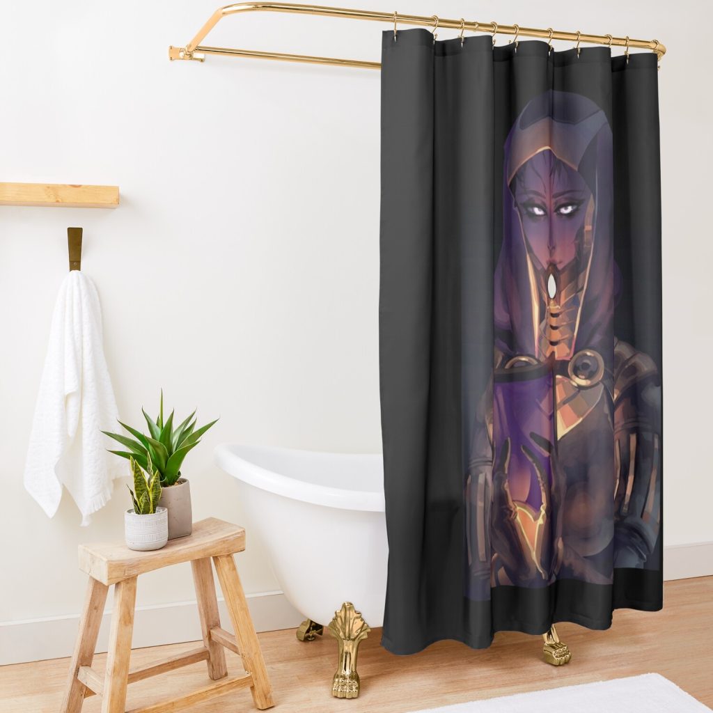 Mass Effect Shower Curtain Official Mass Effect Merch