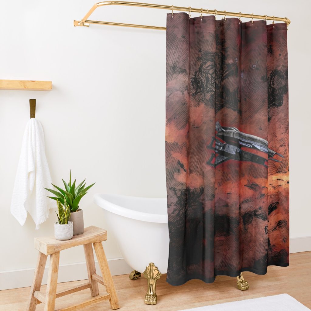 Shower Curtain Official Mass Effect Merch